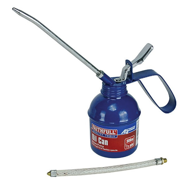 Faithfull Lever Type Oil Can 300ml