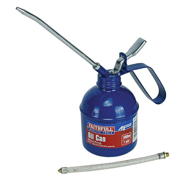 Faithfull Lever Type Oil Can 500ml