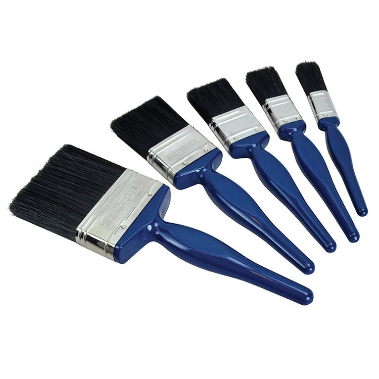 Faithfull Utility Paint Brush Set, 5 Piece