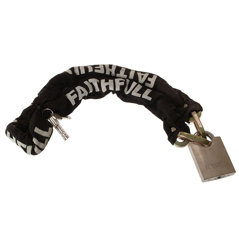 Faithfull Padlock & Chain 1m x 9.5mm