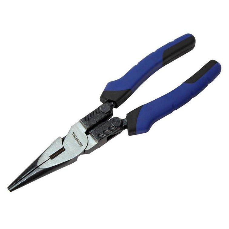 Faithfull High-Leverage Long Nose Pliers 230mm (9in) - Watson Hire