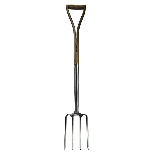 Faithfull Prestige Stainless Steel Digging Fork Ash Handle