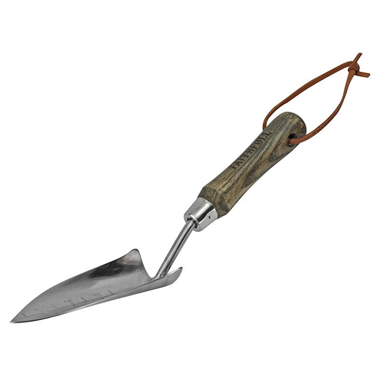 Faithfull Prestige Stainless Steel Potting Trowel Ash Handle