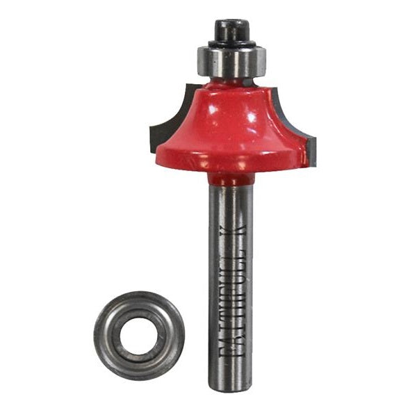 Faithfull Router Bit TCT 6.3mm Rounding Over 1/4in Shank