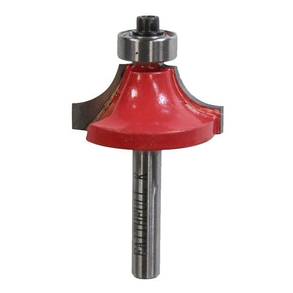 Faithfull Router Bit TCT Rounding Over 15.8mm x 9.5mm 1/4in Shank
