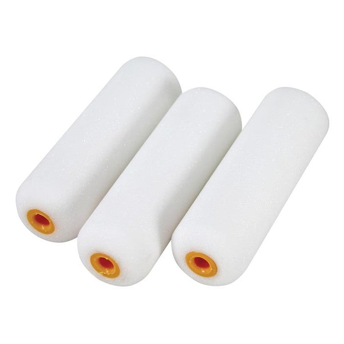 Faithfull Foam Mini Roller Refills 100mm (4in) Pack of 10