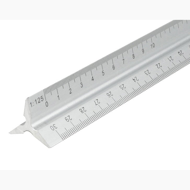 Faithfull Aluminium Triangle Scale Rule 300mm