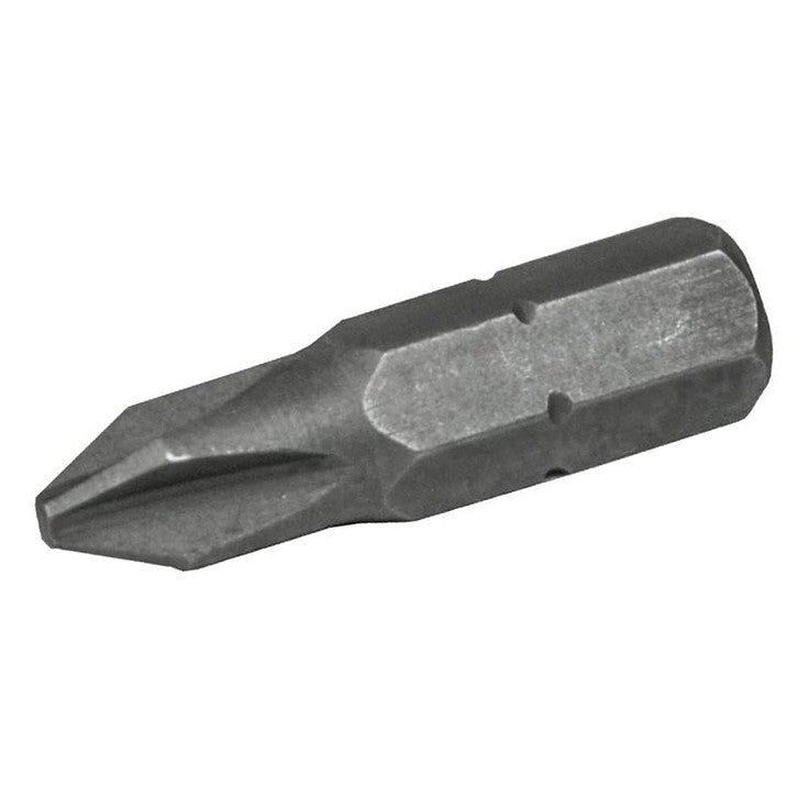 Faithfull Phillips S2 Grade Steel Screwdriver Bits PH2 x 25mm (Pack 3)