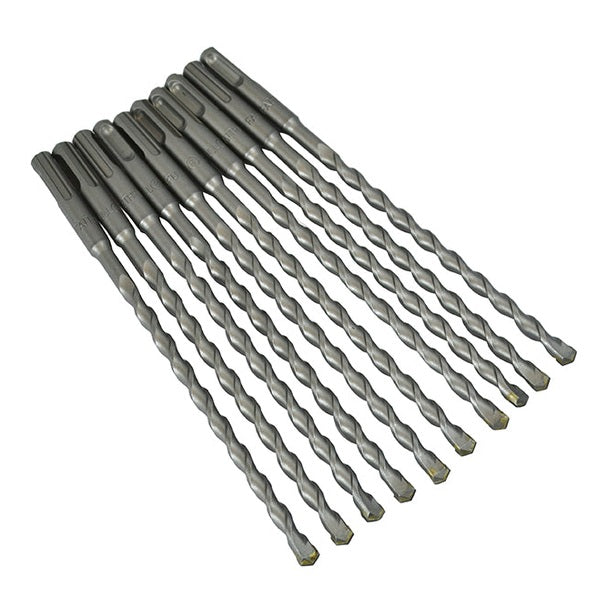 Faithfull SDS Plus Drill Bit 8mm OL: 210mm WL: 150mm Bulk 10