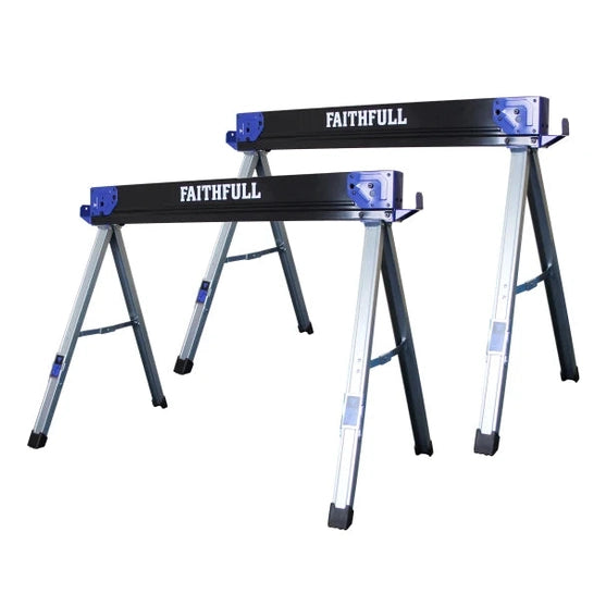 FAITHFULL FOLDING SAWHORSE TWIN PACK