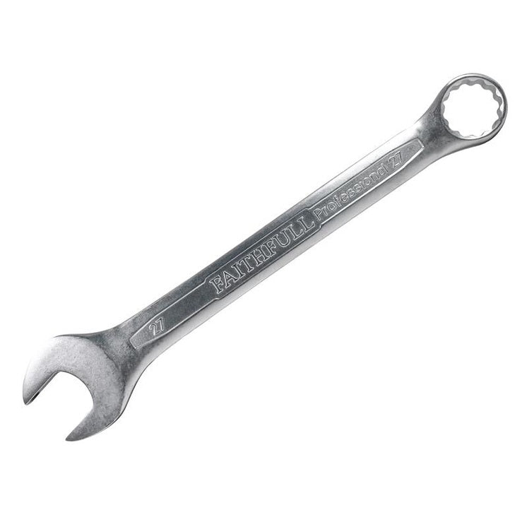 Faithfull Combination Spanner CV Satin Finish 27mm
