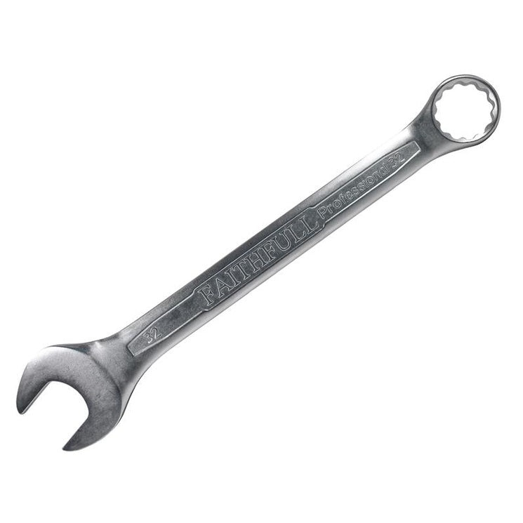 Faithfull Combination Spanner CV Satin Finish 32mm