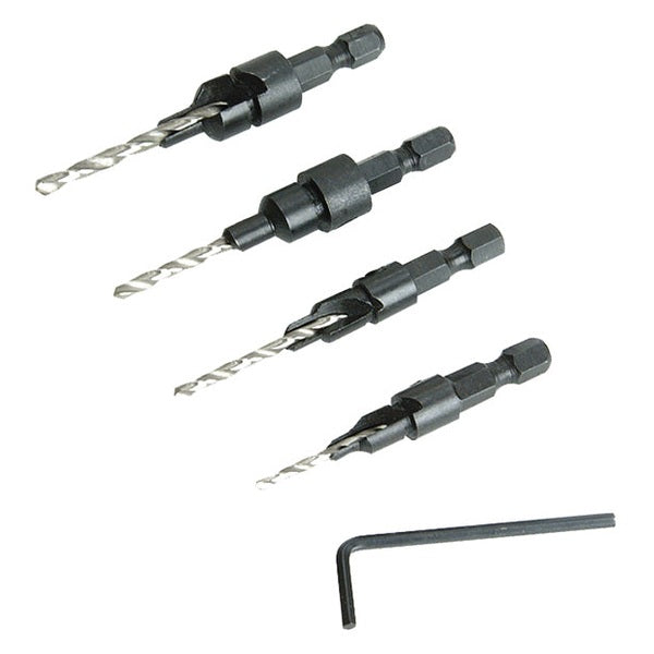 Faithfull Screwsink Set, 4 Piece