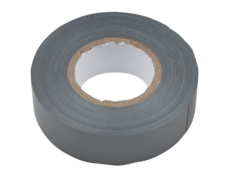 Faithfull PVC Electrical Tape Grey 19mm x 20m