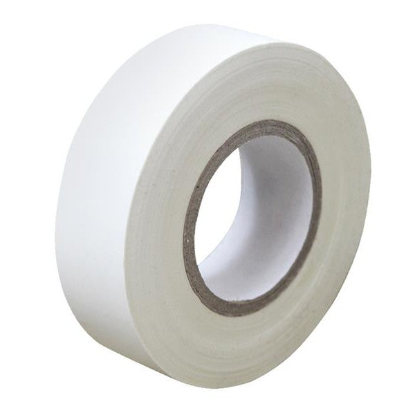 Faithfull PVC Electrical Tape White 19mm x 20m