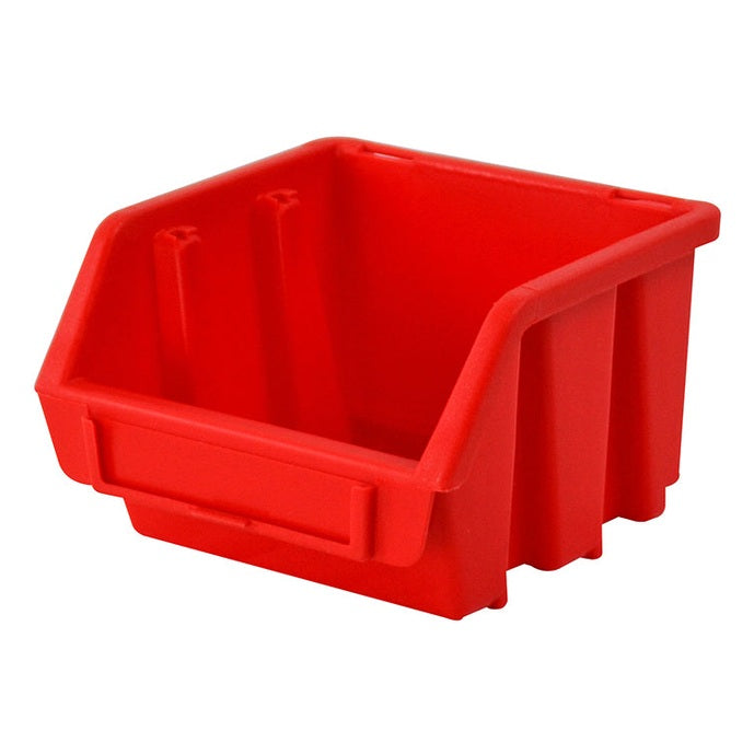 Faithfull Interlocking Storage Bin Size1 Red 116 x 112 x 75mm