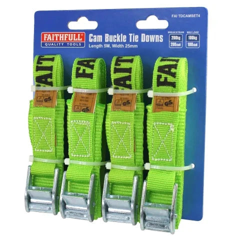 FAITHFULL 4PC CAM TIE DOWN SET (FAITDCAMSET4)