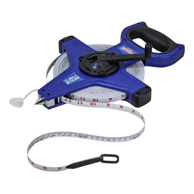 Faithfull Fast Rewind Open Long Tape 50m/165ft (Width 13mm)