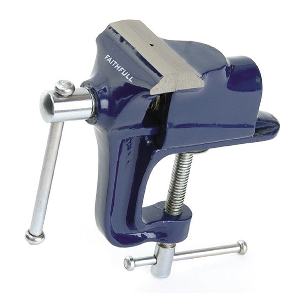 Faithfull Hobby Vice 60mm (2.1/2in) with Integrated Clamp