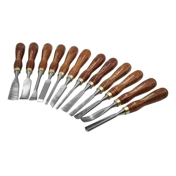 Faithfull Woodcarving Set of 12 in Case