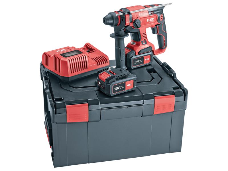 Flex Power Tools CHE 18.0-EC/5.0 SDS Brushless Rotary Hammer 18V 2 x 5.0Ah Li-ion