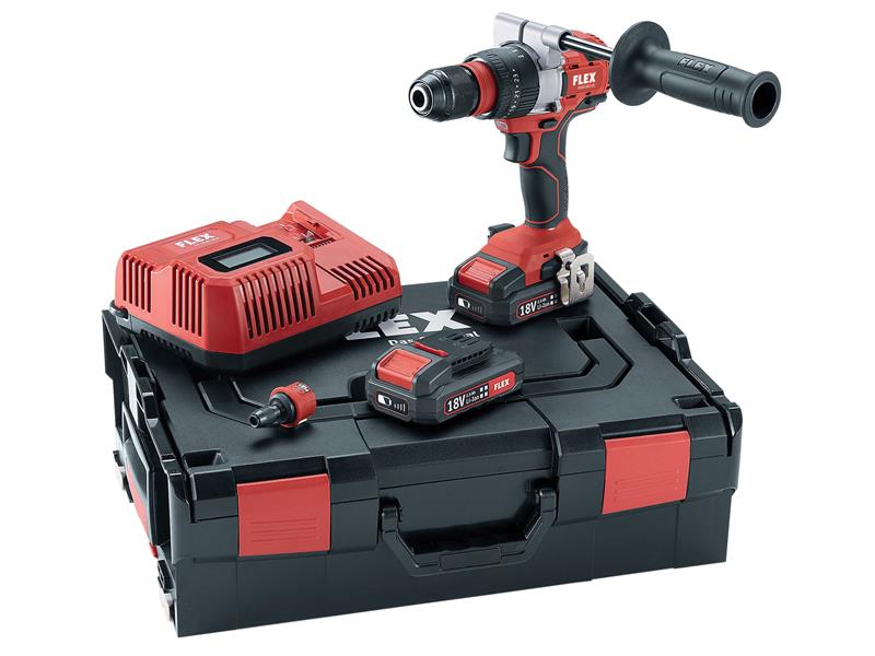 Flex Power Tools PD 2G 18.0-EC/2.5 Brushless 2-Speed Impact Drill 18V 2 x 2.5Ah Li-ion