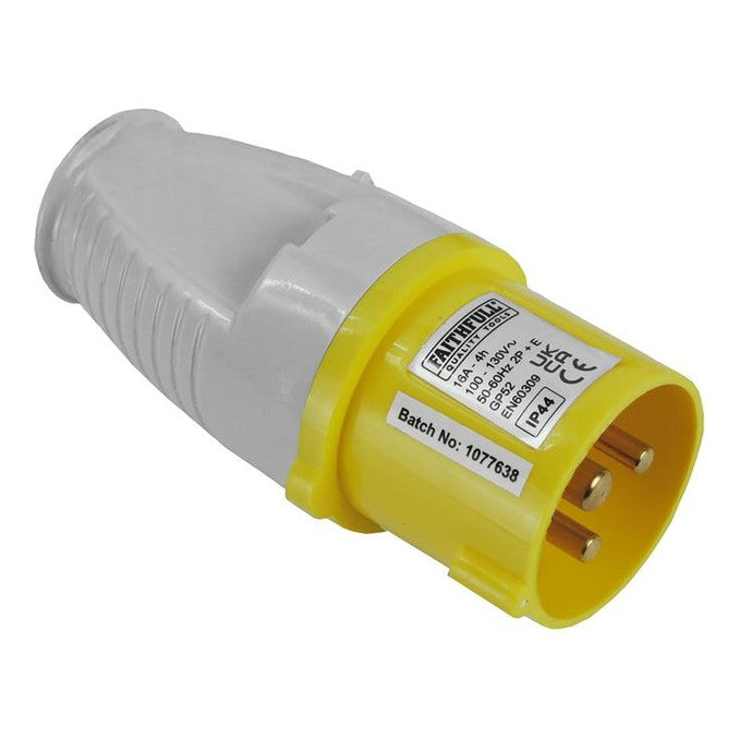 Faithfull Power Plus Yellow Plug 16A 110V