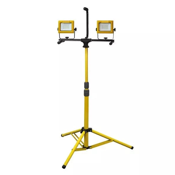 Faithfull Power Plus LED Twin Tripod Site Light 70W 110V