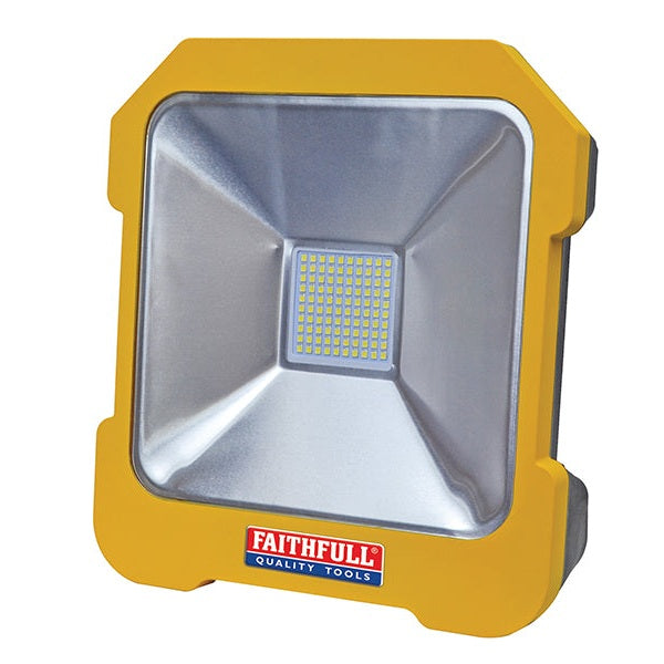 Faithfull Power Plus SMD LED Task Light with Power Take Off 20W 110V