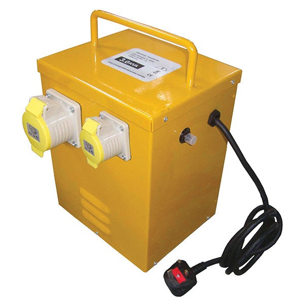 Faithfull Power Plus Heater Transformer 3kVA Continuous Rate