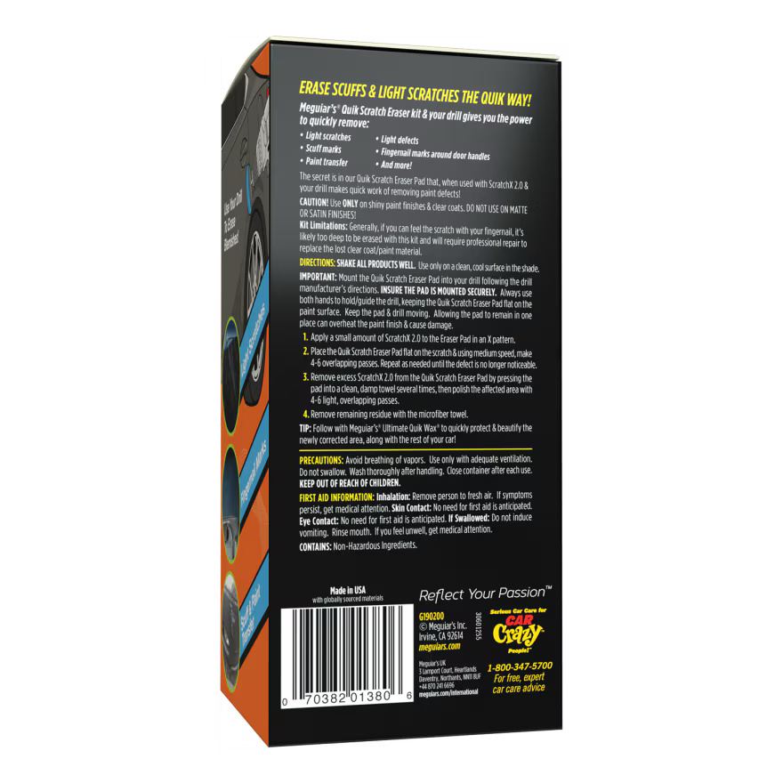 MEGUIAR'S QUICK SCRATCH ERASER KIT