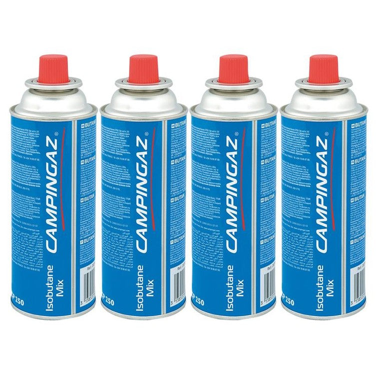 Campingaz® CP250 Isobutane Gas Cartridge 220g Pack of 4
