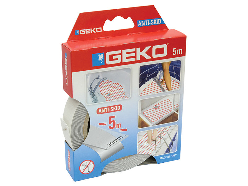 Geko Self-Adhesive Anti-Skid Tape 25mm x 5m