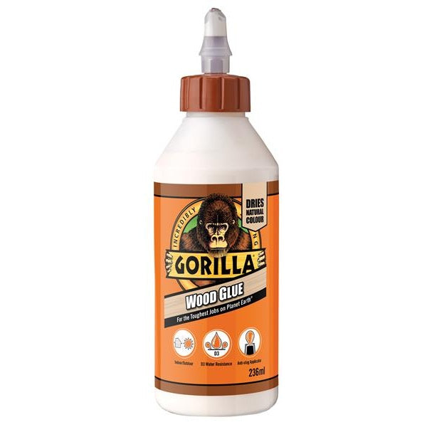 Gorilla Glue Gorilla PVA Wood Glue 236ml - Watson Hire