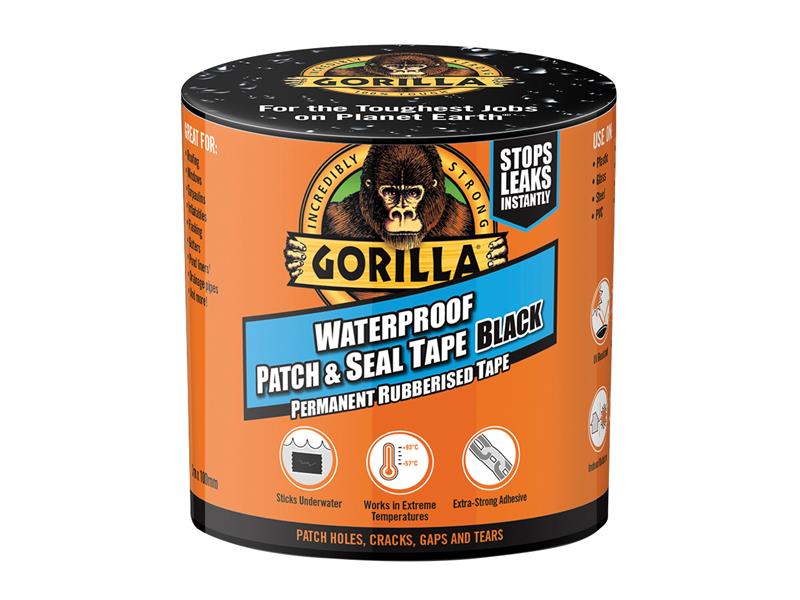 Buy Gorilla® Waterproof Patch & Seal Tape 100mm x 3m at Watson Hire.
