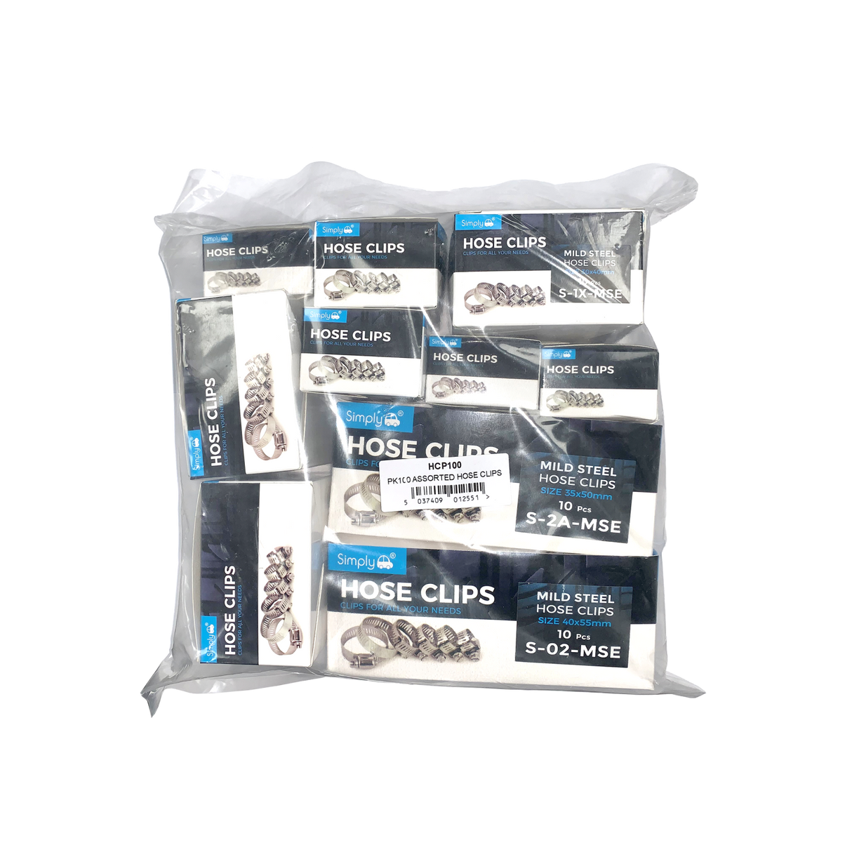 SIMPLY AUTO MILD STEEL HOSE CLIPS