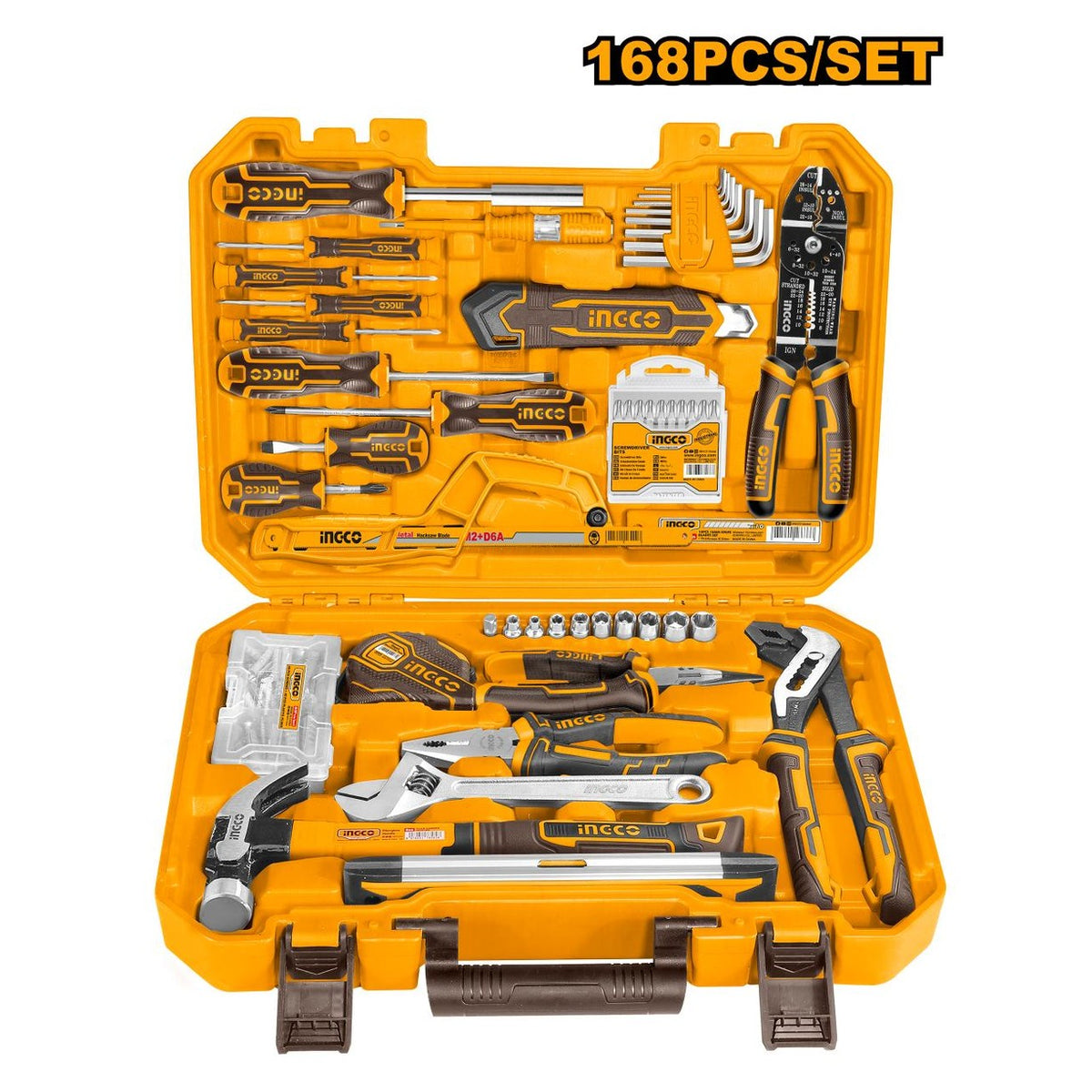 INGCO 168 PIECE HAND TOOL SET