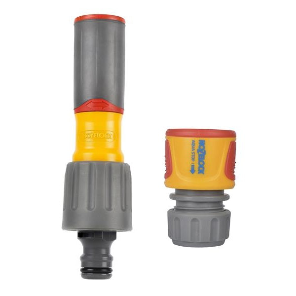 Hozelock 3-in-1 Nozzle & AquaStop Connector