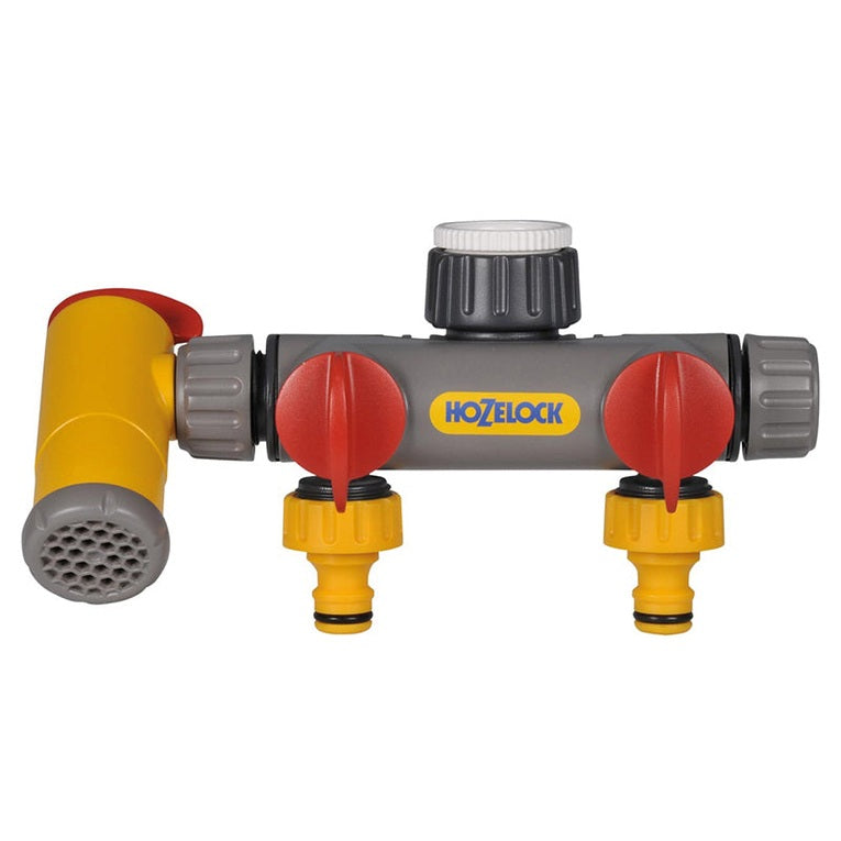 Hozelock 2250 Flowmax 3-Way Tap Connector 1/2 - 1in BSP