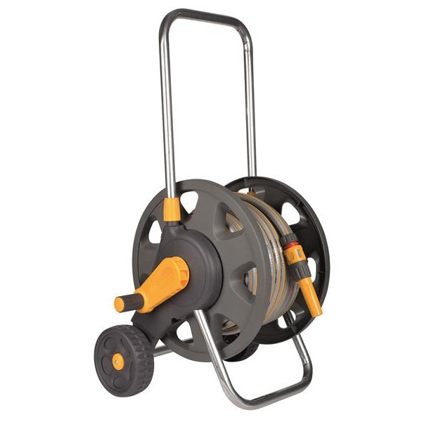 Hozelock 2432 45m Assembled Hose Reel + 20m of Ø12.5mm Hose