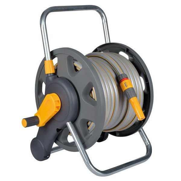 Hozelock 2477 60m 2-in-1 Reel + 50m Multi-Purpose Hose