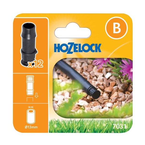 Hozelock 7031 End Plug 13mm (Pack 12)