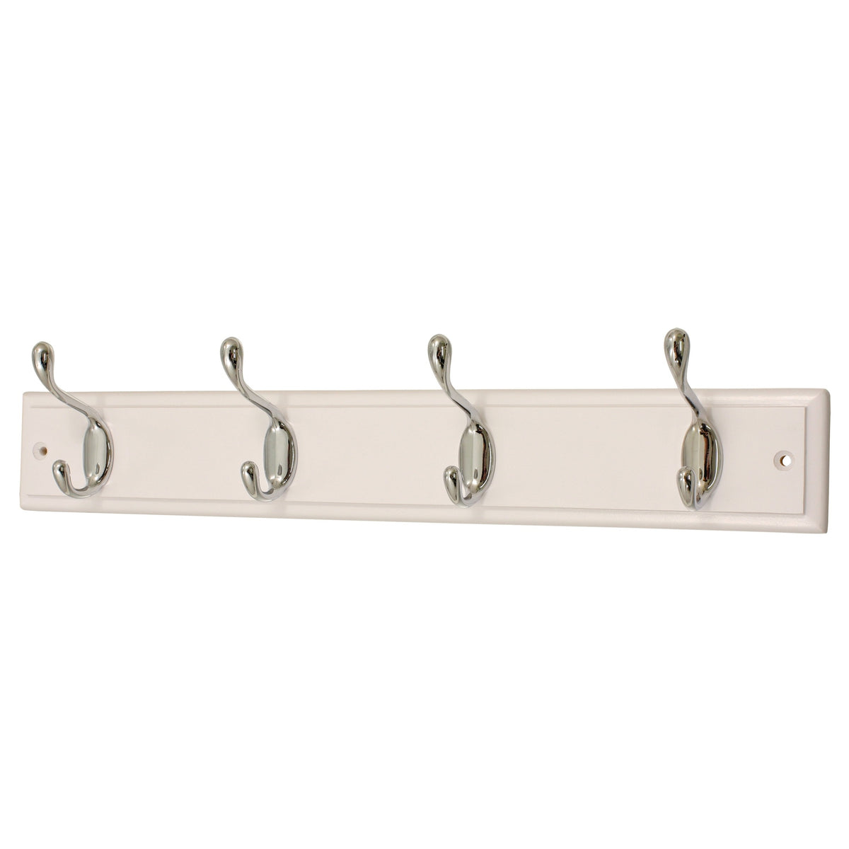 HEADBOURNE H/DUTY HAT AND COAT 4 HOOK CHROME/WHITE