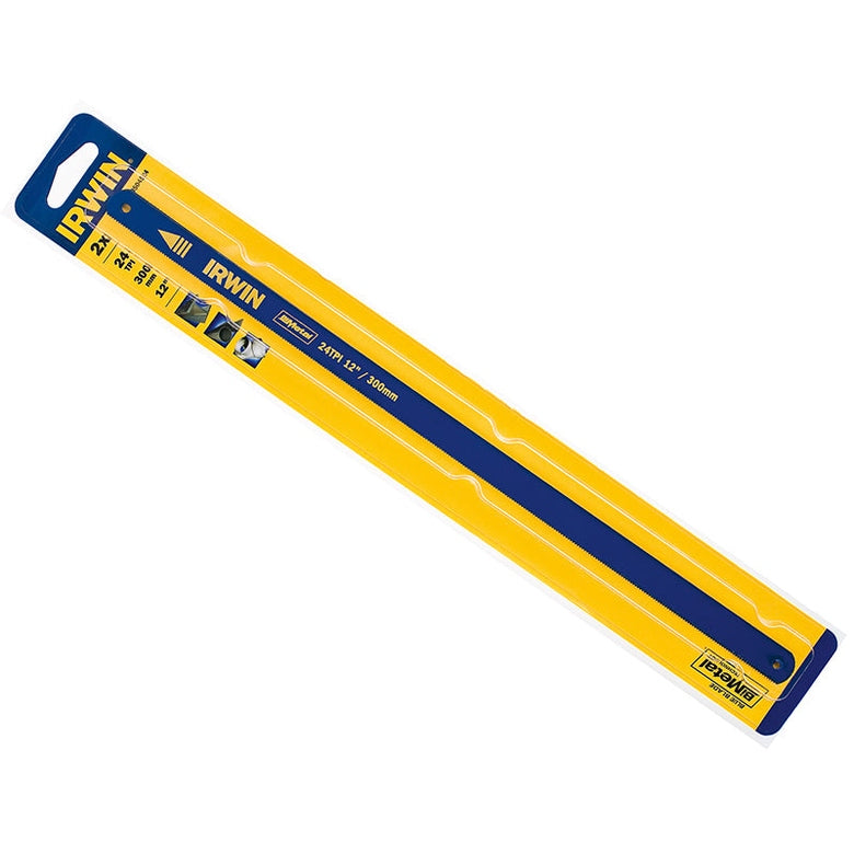 IRWIN® Bi-Metal Hacksaw Blades 300mm (12in) 24 TPI (Pack 2) - Watson Hire