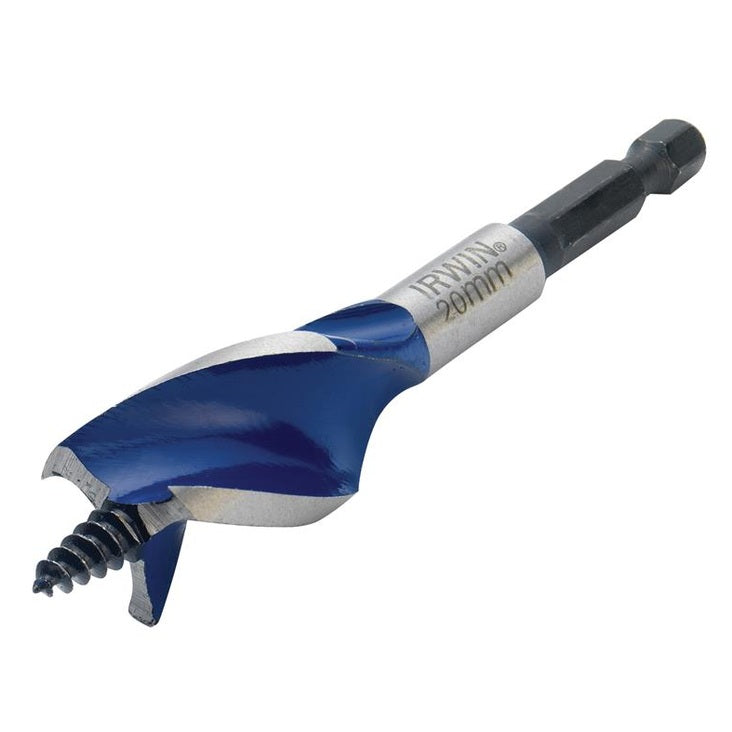IRWIN® Blue Groove 6X Stubby Wood Bit 20 x 100mm