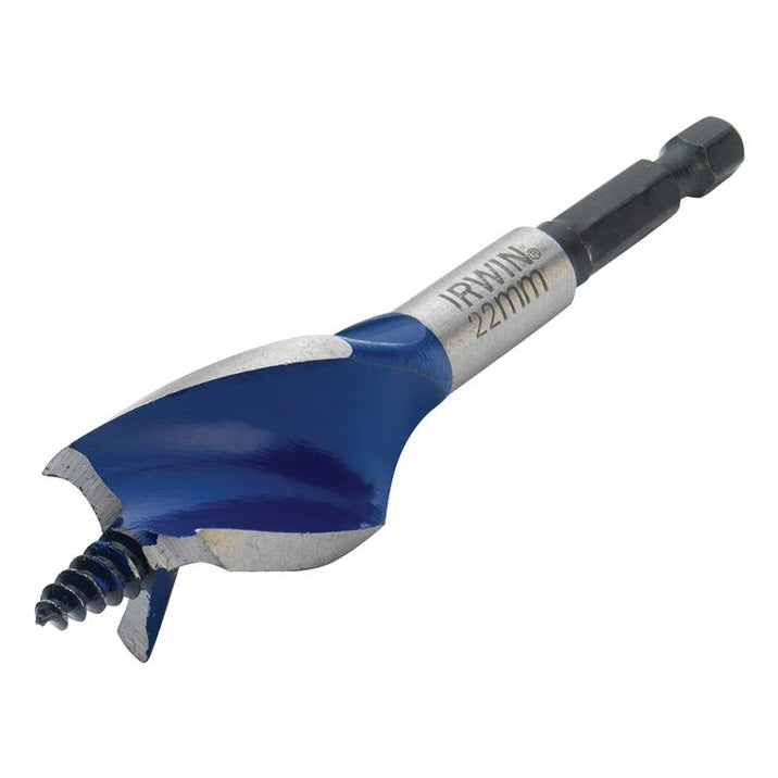 IRWIN® Blue Groove 6X Stubby Wood Bit 22 x 100mm