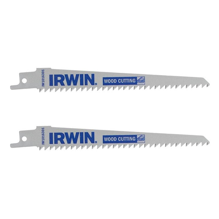 IRWIN® Sabre Saw Blade Wood/PVC Cutting 152mm Pack of 2