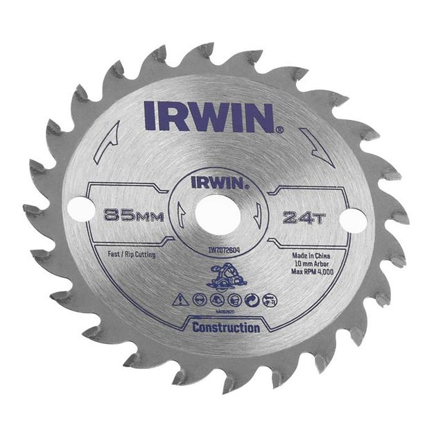 IRWIN® General Purpose Saw Blade 85 x 10mm x 24T ATB