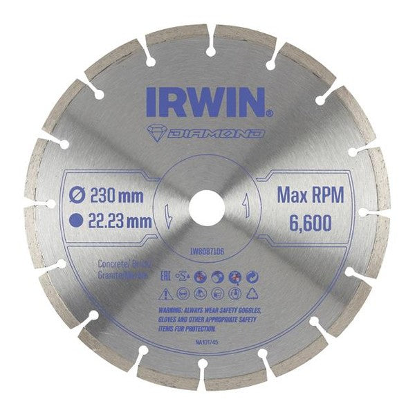 IRWIN® Segmented Diamond Blade 230 x 22.23mm