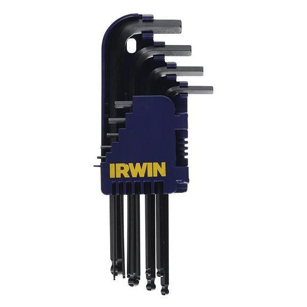 IRWIN® T10757 Metric Long Arm Ball End Hex Key Set, 10 Piece
